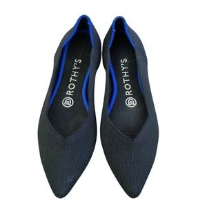 Rothy's Women's Black Flats size 6.5W